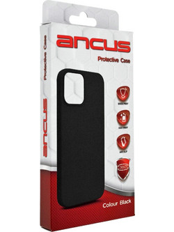 Ancus Liquid Silicone Back Cover Black (iPhone 16)