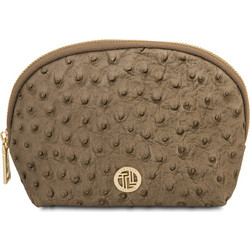 Tuscany Leather Vera Ostrich Νεσεσέρ Σταχτί