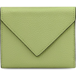 Tuscany Leather Μικρό Δερμάτινο Γυναικείο Πορτοφόλι με Clip Πράσινο Mint TL142607