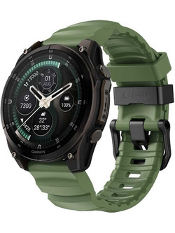 Tech-Protect Motion Λουράκι Σιλικόνης Military Green (Garmin Fenix 47mm)