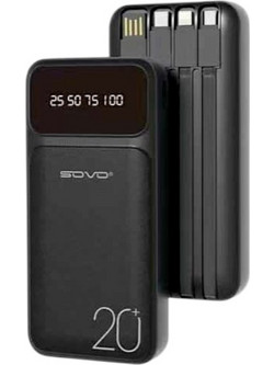 Tradesor 4in1 X06 Power Bank 20000mAh Black