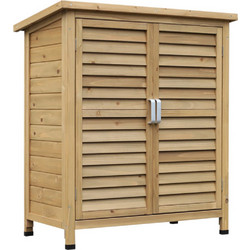 Ξύλινη Αποθήκη Κήπου 87 x 46.5 x 96.5 cm Outsunny 845-248