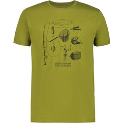 Icepeak Tee Millington - Ανδρική Μπλούζα T-Shirt Olive 100% Cotton, Χρώμα: Olive
