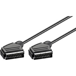 GOOBAY καλώδιο Scart 21pin σε Scart 21pin 11702, 1.5m, μαύρο