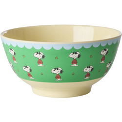 Rice - Melamine Bowl with Snoopy Print - Green - Medium - 700 ml