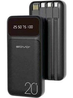 Tradesor 4in1 X06 Power Bank 20000mAh Black