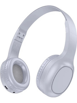 Hoco W46 Ενσύρματα & Ασύρματα Bluetooth Ακουστικά On Ear Charm Γαλάζια