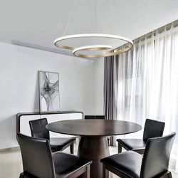Φωτιστικό οροφής Rexon led μέταλλο χρυσό Φ49x12εκ