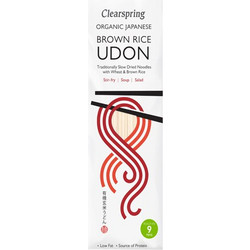 Βιολογικά Udon Noodles Σιταριού με Καστανό Ρύζι Clearspring 200gr