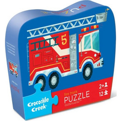 Παιδικό Puzzle Crocodile Creek Πυροσβεστικό Όχημα 12 Κομμάτια