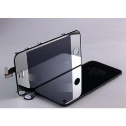 iPhone 4S Μεταλλικό Ασημένιο Full Kit LCD + Touch Screen + Frame Assembly + Home Button & Back Cover