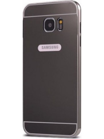 Θήκη Samsung Galaxy S7 Αλουμινίου Καθρέφτης - Μαύρο -OEM