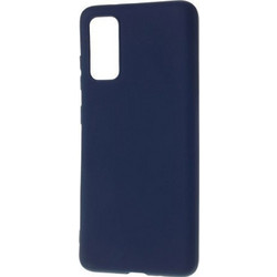 Forcell Silicone Soft Back Cover Dark Blue (Galaxy S20)