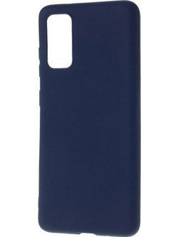 Forcell Silicone Soft Back Cover Dark Blue (Galaxy S20)