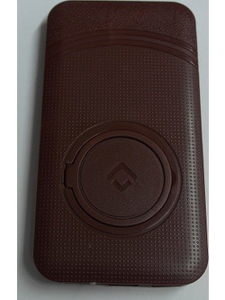 Σκληρή Θήκη Πίσω Κάλυμμα Elastic Universal Με Stand για Smartphones 5 έως 5.5 ίντσες Καφέ (OEM)