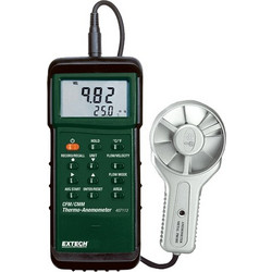 Extech 407113 Heavy Duty CFM Metal Vane Anemometer