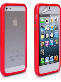 Bumper iPhone 5/5S/SE Κόκκινο