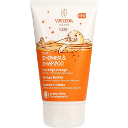 Weleda Kids Αφροντούς & Φρουτώδες Πορτοκάλι Παιδικό Σαμπουάν & Αφρόλουτρο 150ml