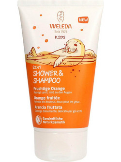 Weleda Kids Αφροντούς & Φρουτώδες Πορτοκάλι Παιδικό Σαμπουάν & Αφρόλουτρο 150ml