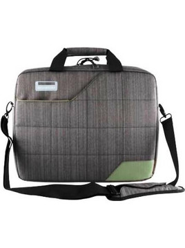 Modecom Montana Τσάντα Laptop Ώμου 15.6" Grey / Green