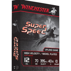 Winchester Super Speed Επινικελωμένα Φυσίγγια Συγκέντρωσης 12Cal 70mm 40gr 10τμχ