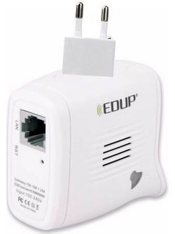 Edup EP-2913 Wi-Fi Extender Single Band (2.4GHz) 100Mbps