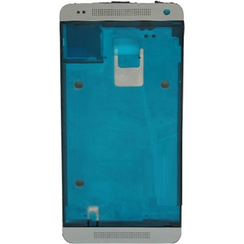 HTC One Mini,HTC M4 601e LCD Frame / Front Frame in Silver (Bulk)
