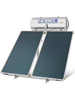 Nobel Classic Ηλιακός Θερμοσίφωνας 300lt 5.2m² Glass Διπλής Ενέργειας
