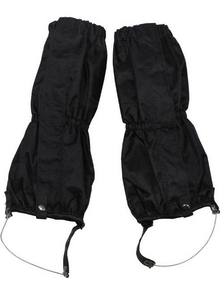 MFH Gaiters w/ Zipper & Wire - Black