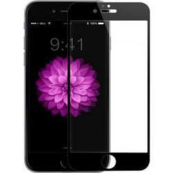 Σκληρυμένο Γυαλί (Tempered Glass) Προστασίας Οθόνης Πλήρης Κάλυψης για iPhone 6 Plus / 6s Plus 9Η (Ιαπωνικό Γυαλί Asashi) - Μαύρο