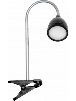 LED clip on desk lamp MACAU4 W/8LED 230V black 4000K Desonia