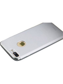 IPAKY Σκληρή Λεπτή Θήκη 3 σε 1 Electroplating για iPhone 7 Plus / 8 Plus - Ασημί