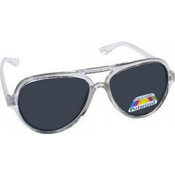 Vitorgan EyeLead L634 White Γυαλιά Ηλίου Aviator Κοκάλινα Διαφανή με Μαύρο Polarized Φακό