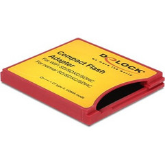 Delock Compact Flash Adapter for iSDIO (WiFi SD) SDHC, SDXC Memory Cards (62542)