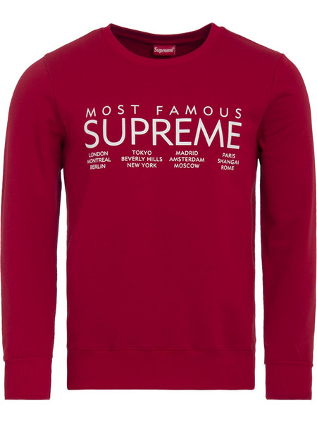 Supreme Ανδρικό Φούτερ Κόκκινο SUFE1402