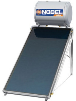 Nobel Aelios CUS Ηλιακός Θερμοσίφωνας 120lt 2m² Glass Διπλής Ενέργειας