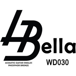 La Bella WD030 Χορδή Ακουστικής Κιθάρας Phosphor Bronze 30"