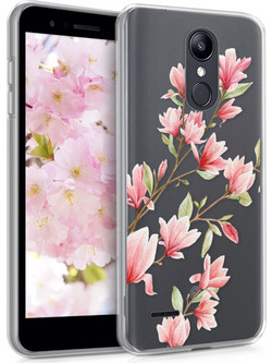 KW Θήκη Σιλικόνης LG K8 (2018) / K9 -Light Pink / White / Transparent (45629.04)