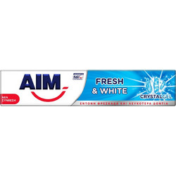 Aim Fresh & White Crystal Gel Οδοντόκρεμα για Λεύκανση 75ml