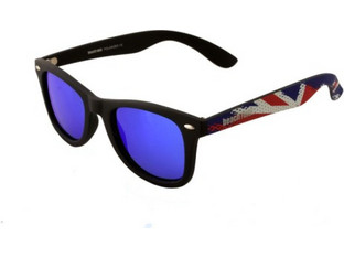 Beach Force BF3062P COL09 Αθλητικά Ανδρικά Γυαλιά Ηλίου Τετράγωνα Κοκάλινα Μαύρα με Μπλε Polarized Φακό