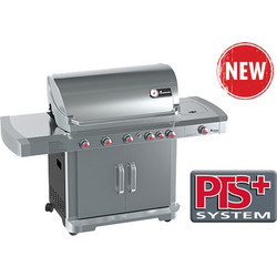 Landmann Avalon PTS+ Ψησταριά Υγραερίου με 5 Εστίες και Πλαϊνό Μάτι 25kW Επιφάνειας 88.5x51cm