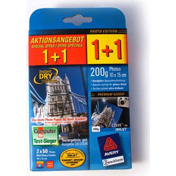 AVERY ΦΩΤΟΓΡΑΦΙΚΟ ΧΑΡΤΙ 10*15 200gr 100 ΦΥΛΛΩΝ