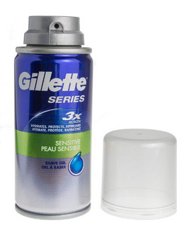 Gillette Series 3X Sensitive Gel Ξυρίσματος 75ml