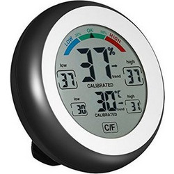 Θερμόμετρο / υγρόμετρο με οθόνη LCD κατάλληλο και για terrarium - CJ3305F OEM