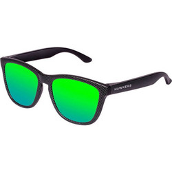 Hawkers Carbon One Emerald Ανδρικά Γυαλιά Ηλίου Τετράγωνα Κοκάλινα Μπλε με Πράσινο Polarized Φακό