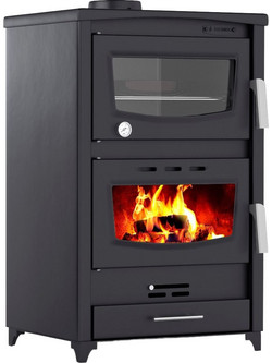 Thermiki ATS 90-30 Ατσάλινη Ξυλόσομπα με Φούρνο 15kW