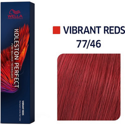 Wella Koleston Perfect Me+ Vibrant Reds 77/46 Ξανθό Ανοιχτό Κόκκινο Βιολέ Μόνιμη Βαφή Μαλλιών 60ml