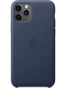 Apple Leather Case Midnight Blue (iPhone 11 Pro)