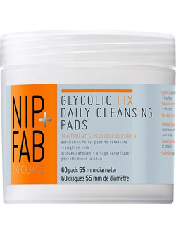 Nip + Fab Glycolic Fix Daily Cleansing Pads Χημικό Peeling Προσώπου 60τμχ