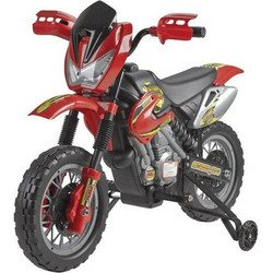 FEBER Cross 400F Ηλεκτροκίνητο Παιδικό Μηχανάκι 6V Κόκκινο